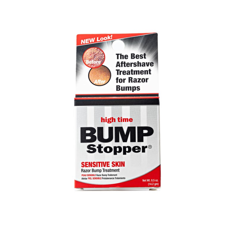 High Time Bumps Stopper Sensitive Razor Bump Treatment | Formulated to Relief Razor Burn | Eliminates Ingrown Hairs | After Shave Lotion | Post Shaving Bump Treatment | Shaving Bump Treatment for Men - Image 1